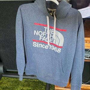 Blue north face sweatshirt. Like new, worn only a few times, super soft